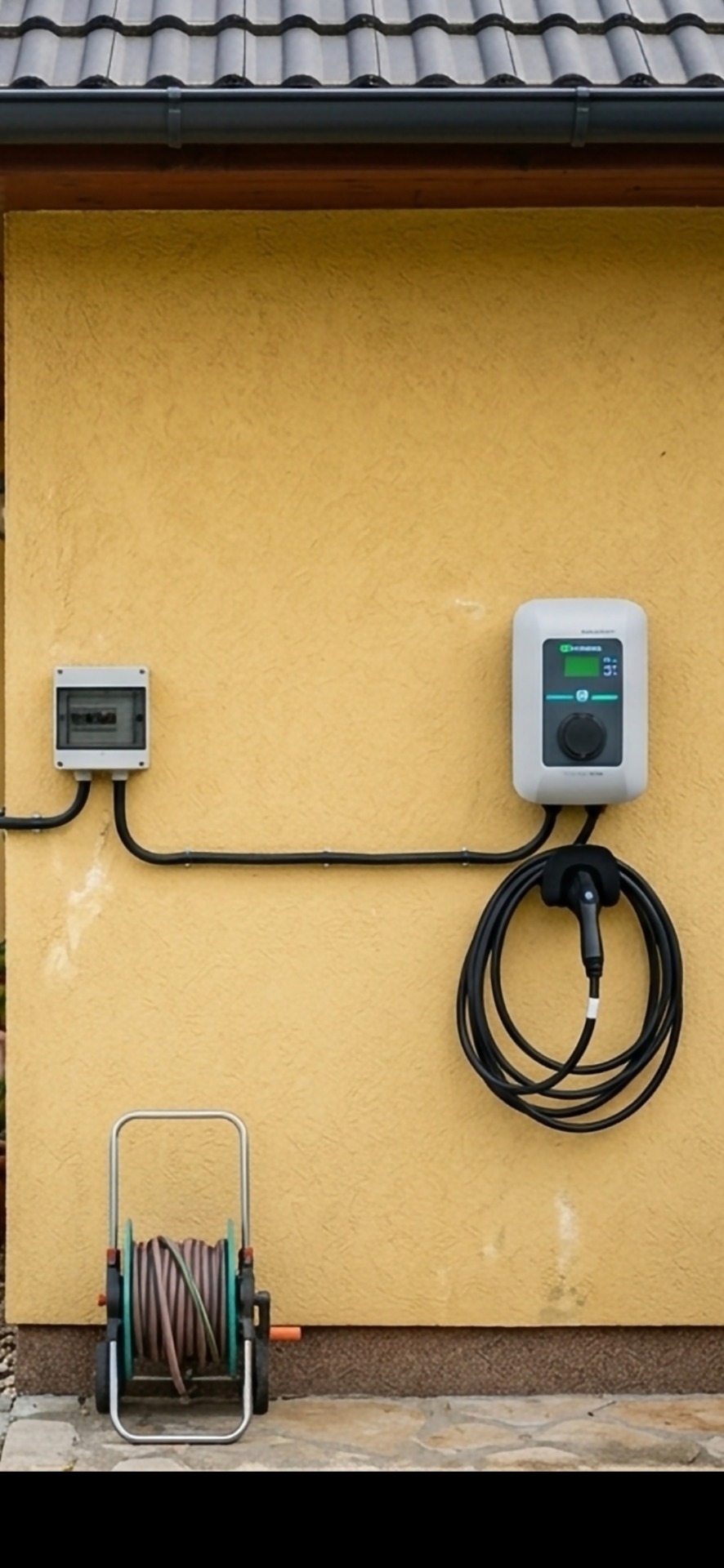 Elektromos jármű töltőállomás kiépítése gyors töltő -wallbox